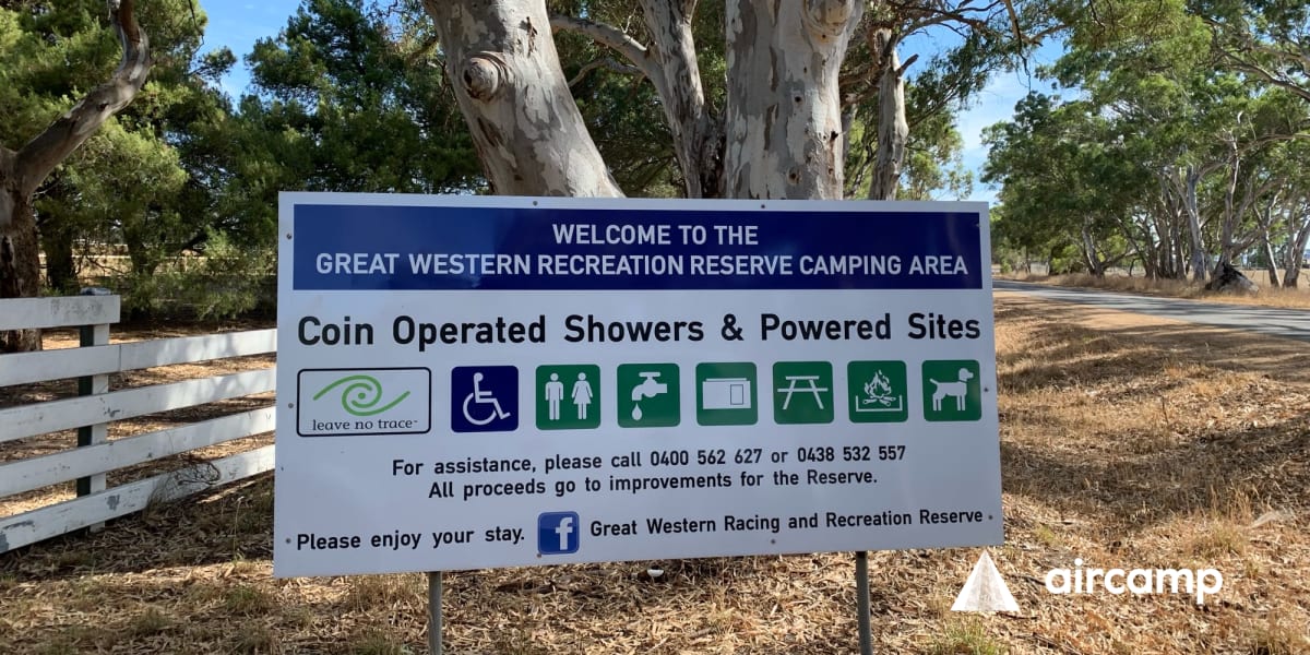 Great Western Racing & Recreation Reserve Anycamp