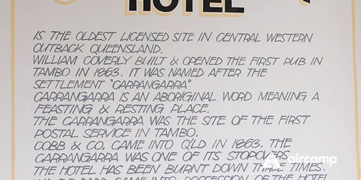 Royal Carrangarra Hotel Camping