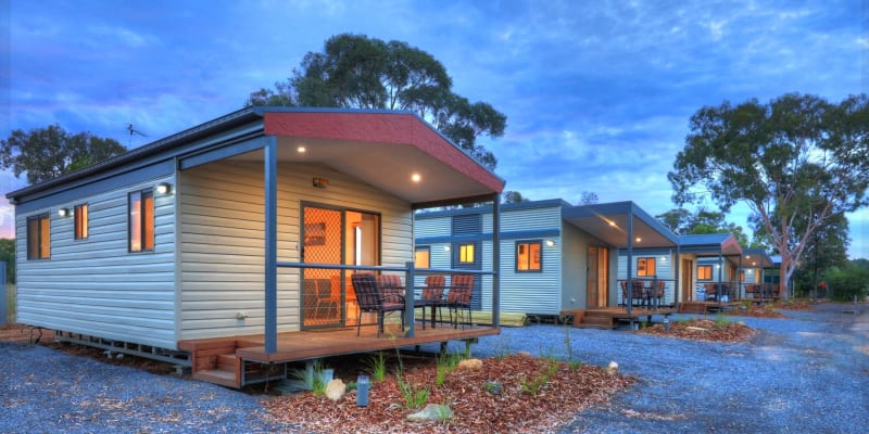 Photograph of 10 campgrounds with cabins near Goorambat, VIC